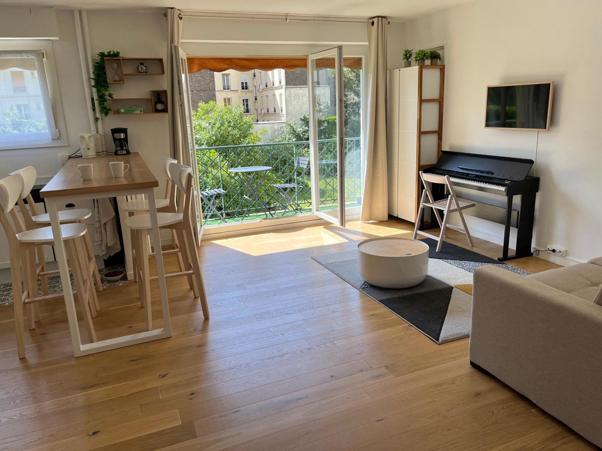 Superbe Appartement Avec Belle Vue Jardin Παρίσι Εξωτερικό φωτογραφία