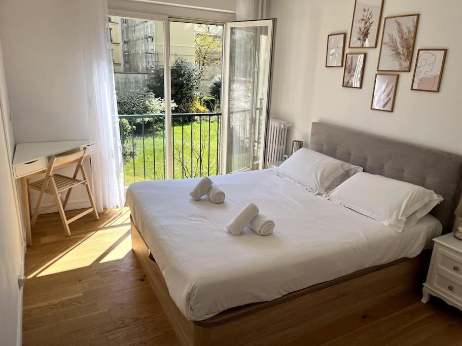 Superbe Appartement Avec Belle Vue Jardin Παρίσι Εξωτερικό φωτογραφία